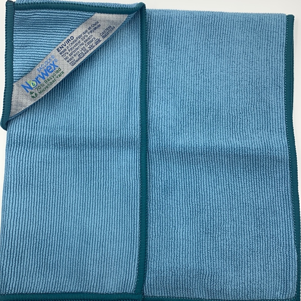 Envirocloth. Cleans with water only